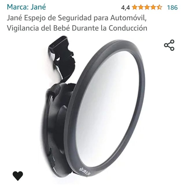 Espejo coche bebe Jane