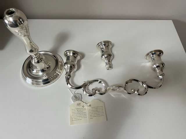 Candeliere "Royal" Royal Family argento Sheffield 