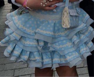 Falda flamenca niña