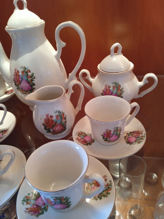 Juego de te cerámica