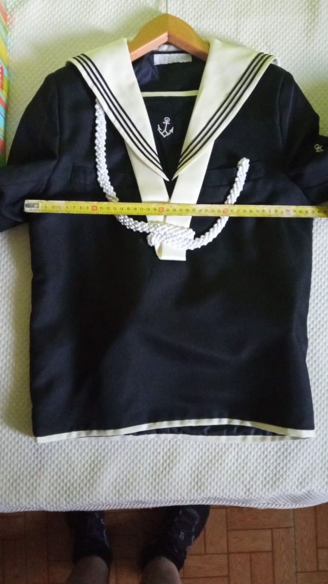 Traje comunion niño talla 12 marinero