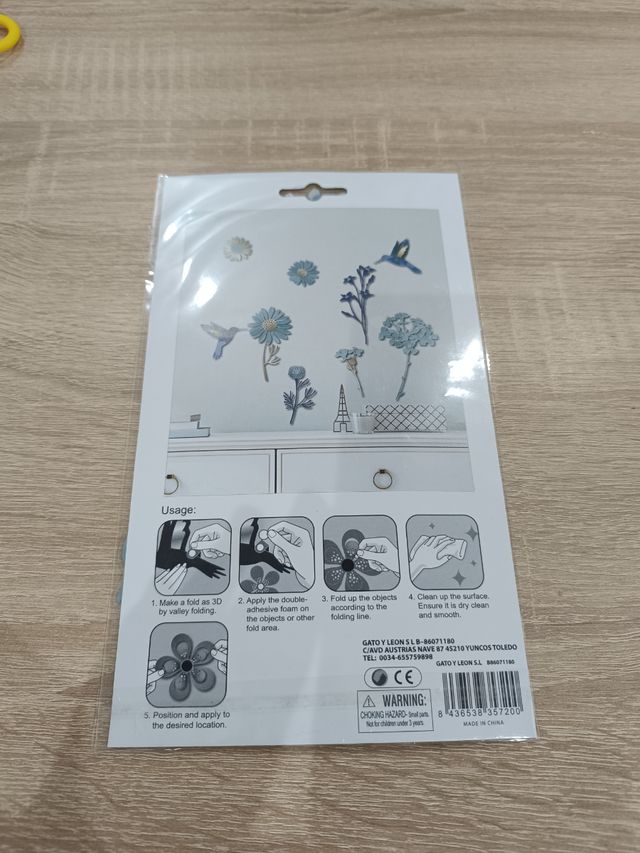 Stickers plasticas 3D