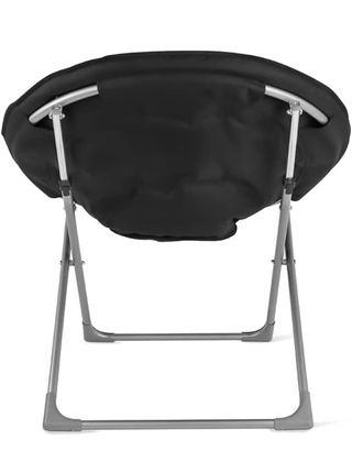 4 SILLA PLEGABLE REDONDA NEGRA