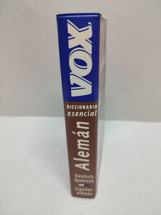Diccionario Esencial Español Alemán Vox