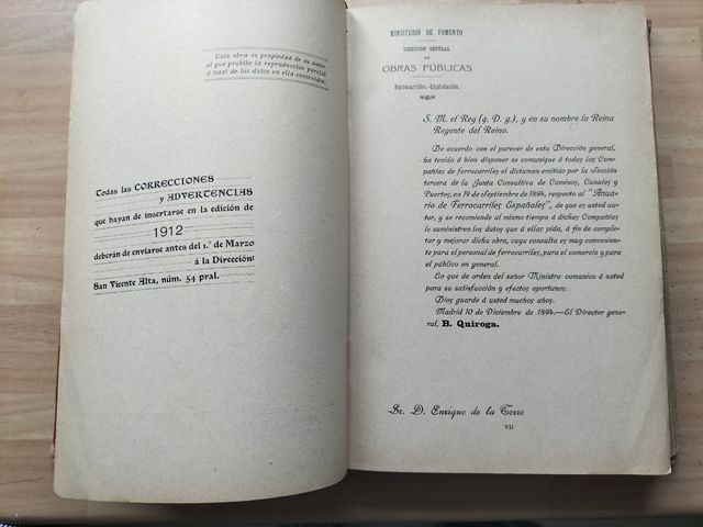 Anuario de ferrocarriles año 1911