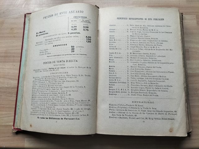 Anuario de ferrocarriles año 1911