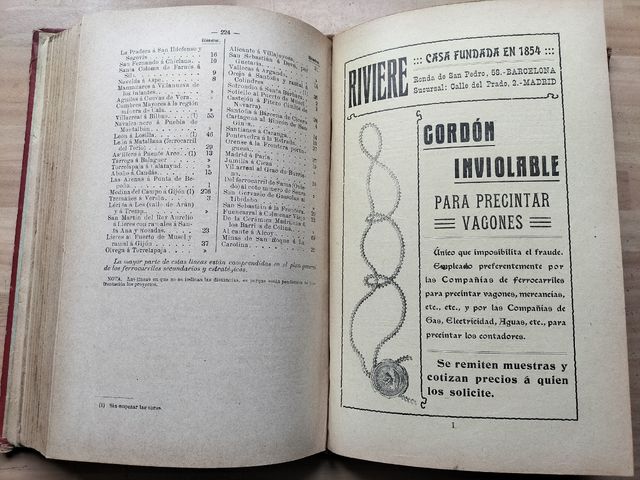 Anuario de ferrocarriles año 1911