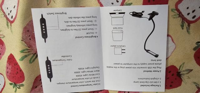 Lampada LED da scrivania