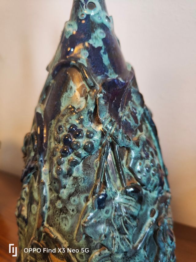 Bottiglia decorativa in terracotta