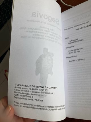 Guia turistica Segovia
