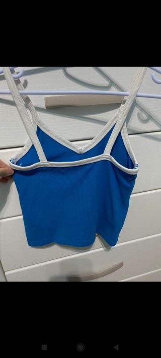 Top azul pull & bear