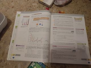 Biología, matematicas II y quimica 2bach