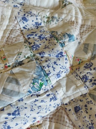 Giacca donna in cotone con patchwork