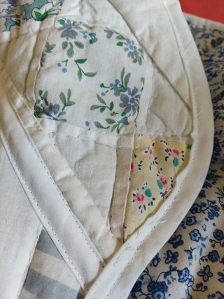 Giacca donna in cotone con patchwork