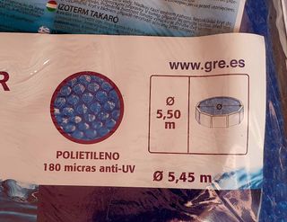 Funda de burbujas piscina