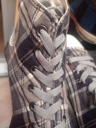 Converse All Star Botas, Gris, Textil/Lino, 44