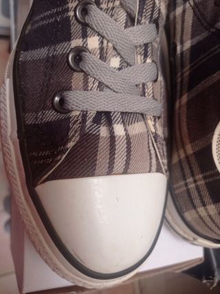 Converse All Star Botas, Gris, Textil/Lino, 44