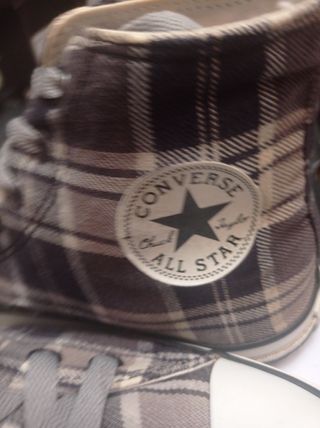 Converse All Star Botas, Gris, Textil/Lino, 44