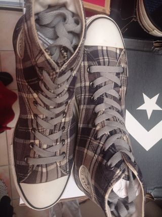 Converse All Star Botas, Gris, Textil/Lino, 44