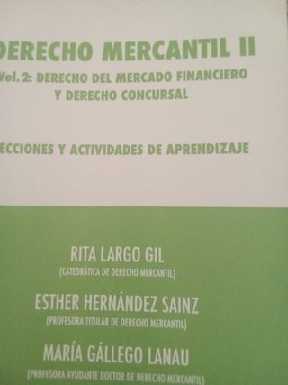 MANUAL derecho mercantil II