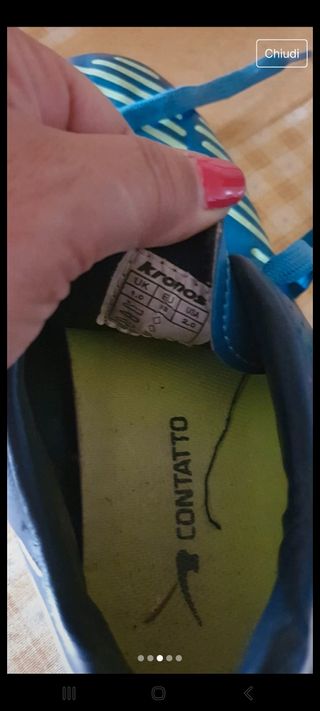 Vendo scarpette calcio bambino