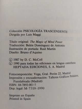 El Poder Mágico de la Mente.