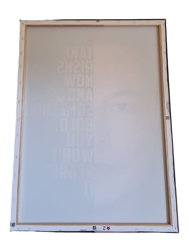 Cita inspiradora de Elon Musk en Lienzo