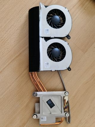 Radiador conDoble ventilador para CPU