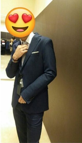 Traje chaqueta hombre azul marino
