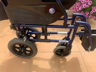 Silla de ruedas plegable aluminio