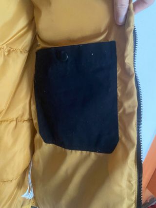 Chaleco acolchado mostaza Talla M