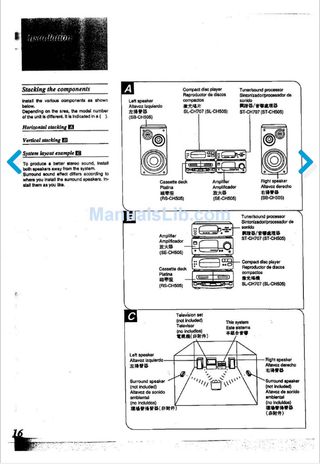 ST-CH505 Equipo de música