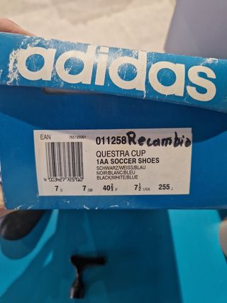 Bota futbol recamb. Adidas questra n 40