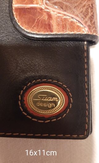 Cartera piel Suam
