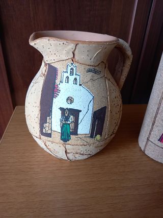 Brocca e bottiglia in sughero