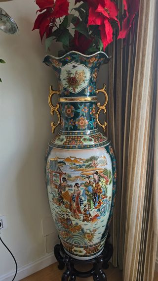 Jarrón de porcelana china , grande