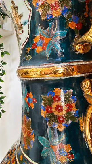 Jarrón de porcelana china , grande