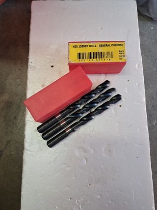 3 Punte ferro HSS DORMER A100 12,5mm