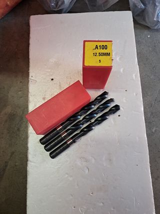 3 Punte ferro HSS DORMER A100 12,5mm
