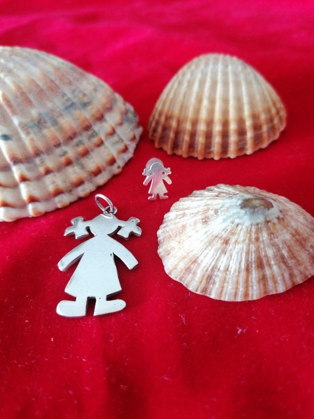 Colgante niña Tous en plata