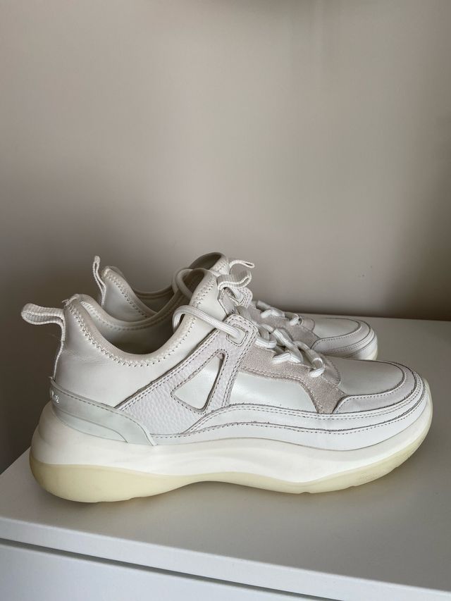 Deportivas Blancas Massimo Dutti Deportivas Mujer Zapatillas