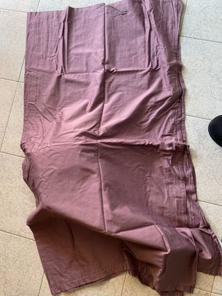Set 3 pezzi lenzuola letto singolo rosa/viola