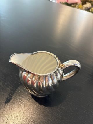 Juego cafe de plata y porcelana