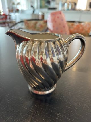 Juego cafe de plata y porcelana