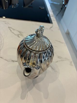 Juego cafe de plata y porcelana