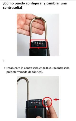 CAJA SEGURIDAD FORMA CANDADO CON CONTRASEÑA