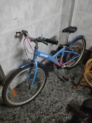 Bicicleta primera comunión infantil niña