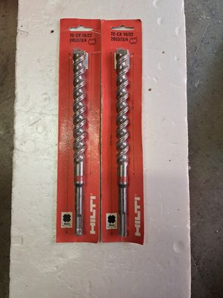 Hilti TE-CX SDS PLUS 1x16/220mm 2 piezas