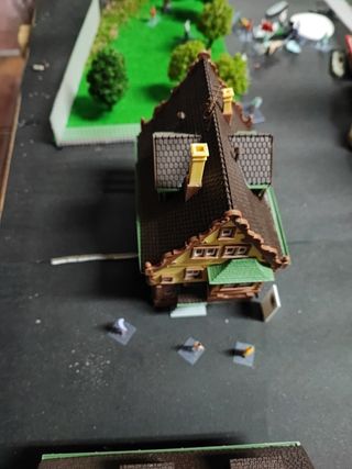 Edificio escala H0 policía