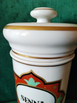 vaso farmacia in porcellana